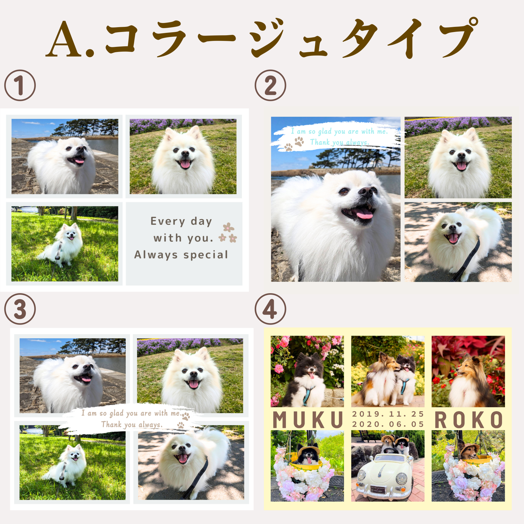 うちの子トートバッグ 缶バッチ付 写真入り セミオーダー お散歩に お出かけに