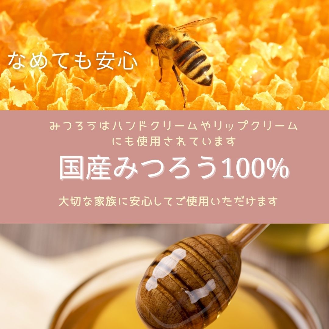 【獣医師推奨】お試しサイズ みつろうクリーム My Cute Family（犬猫用肉球クリーム）リップスティック 国産 手作り 完全無添加